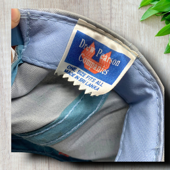 Vintage Houston Oilers Team NFL Snapback Hat Embroidered Drew Pearson Youngan - Picture 6 of 8